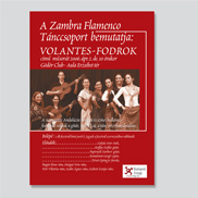 Plakát: Zambra Flamenco Tánccs. estje (2006)
 Ügyfél: Szabó Ágnes
 Megbízó: Szabó Ágnes